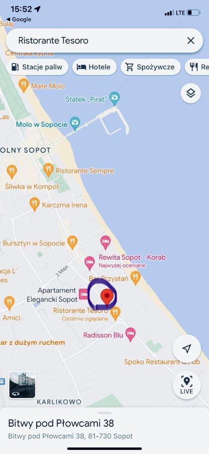 Apartamenty 4 Pory Roku- 200M Plaza, Prywatny Parking Sopot Eksteriør billede